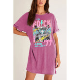 ROCK N ROLL GUITAR MINERAL GRAPHIC DRESS
